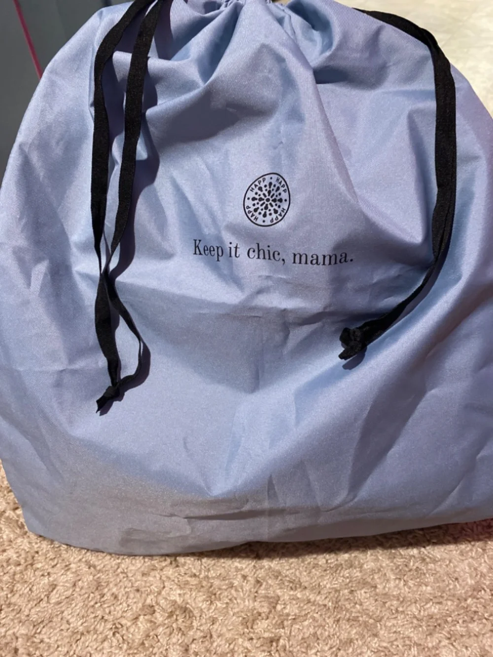 Happ Brand Diaper bag in ash blue